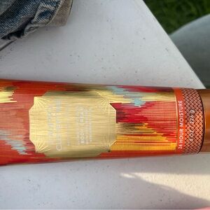 Bath & Body Works Orange and Gold Body Cream